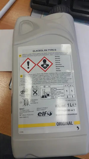 Антифиз glaceol rx тип d для рено логан