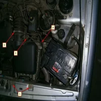 Демонтаж стартера