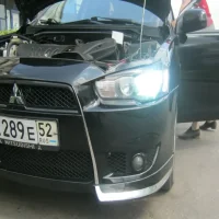Как установить ксенон на Lancer 10