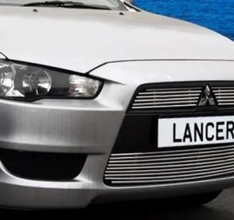 Тюнинг решётки радиатора на Lancer 10