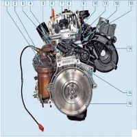 Датчик температуры двигателя Volkswagen Polo