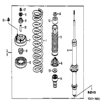 Передние и задние стойки на Honda Accord 7