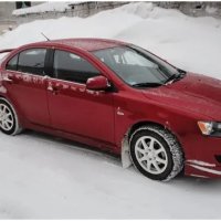 Установка брызговиков на Mitsubishi Lancer X