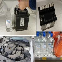 Доливаем воду в аккумулятор