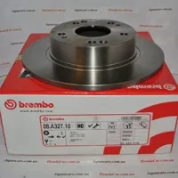 Передние и задние тормозные диски на Accord 7