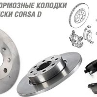 Колодки на Opel Corsa D