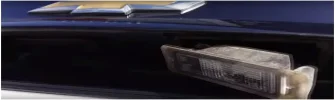 Подсветка номера на Chevrolet Cruze