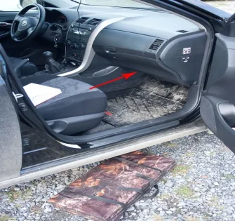 Салонный фильтр на Corolla 150