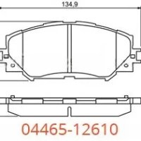 Колодки, диски суппорта Toyota Corolla 150