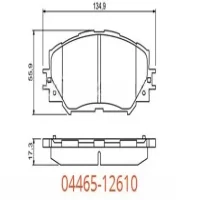 Колодки, диски суппорта Toyota Corolla 150