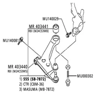 Шаровая опора Mitsubishi Lancer 9