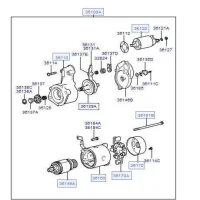 Стартер на Hyundai Porter