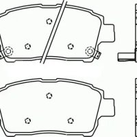 Колодки, диски, суппорта Toyota Corolla 120