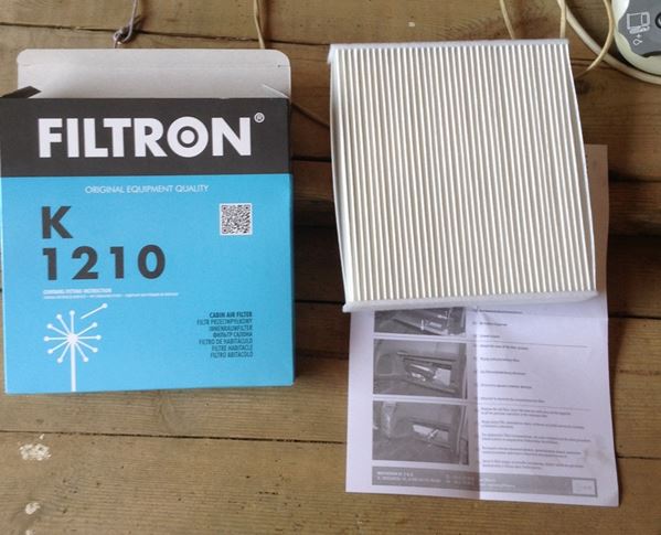 Аналог фильтра для салона Filtron K 1210