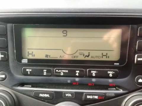 Настроить время на Accord 7