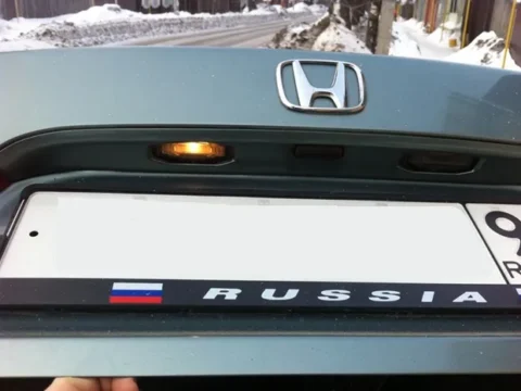 Подсветка номера Accord 7