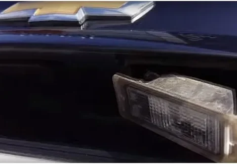 Подсветка номера на Chevrolet Cruze