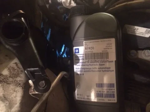 Масло в ГУР на Chevrolet Cruze