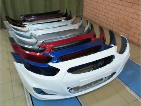 Передний бампер на Chevrolet Cruze
