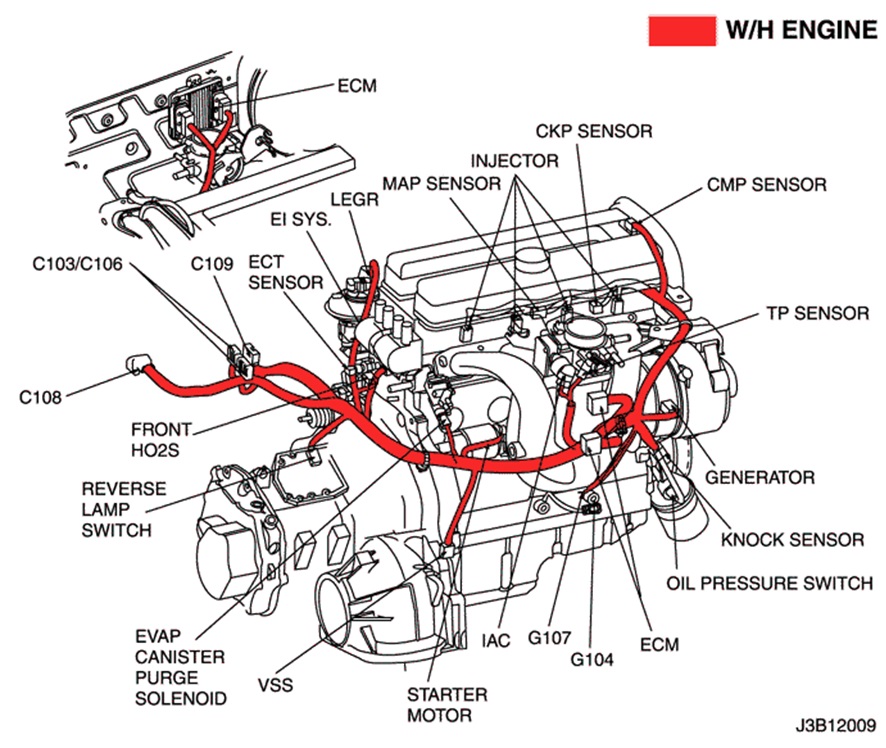 схема системы охлаждения двигателя лачетти