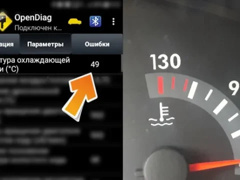 Датчик температуры Лада Калина