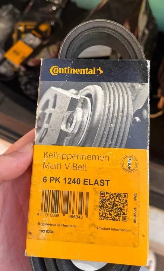Ремень Contitech 6PK1240 ELAST, купленный на Ford Focus 2 1,8 рестайлинг