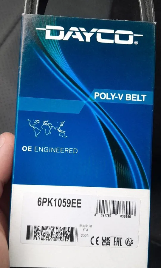 Ремень Dayco 6PK1059EE для Ford Focus 2 рестайлинг 1,6 Ti-VCT 115 л. с.